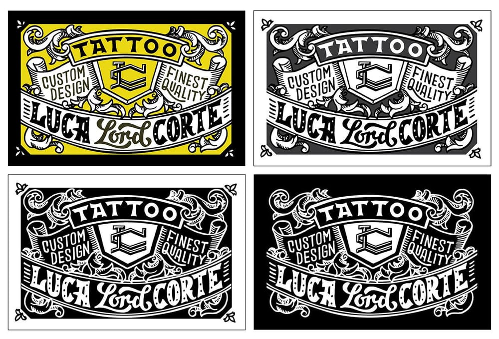 Tattoo Business Card - image 8 - student project