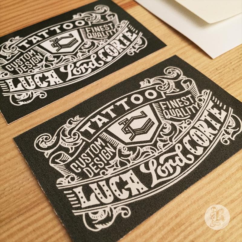 Tattoo Business Card - image 10 - student project