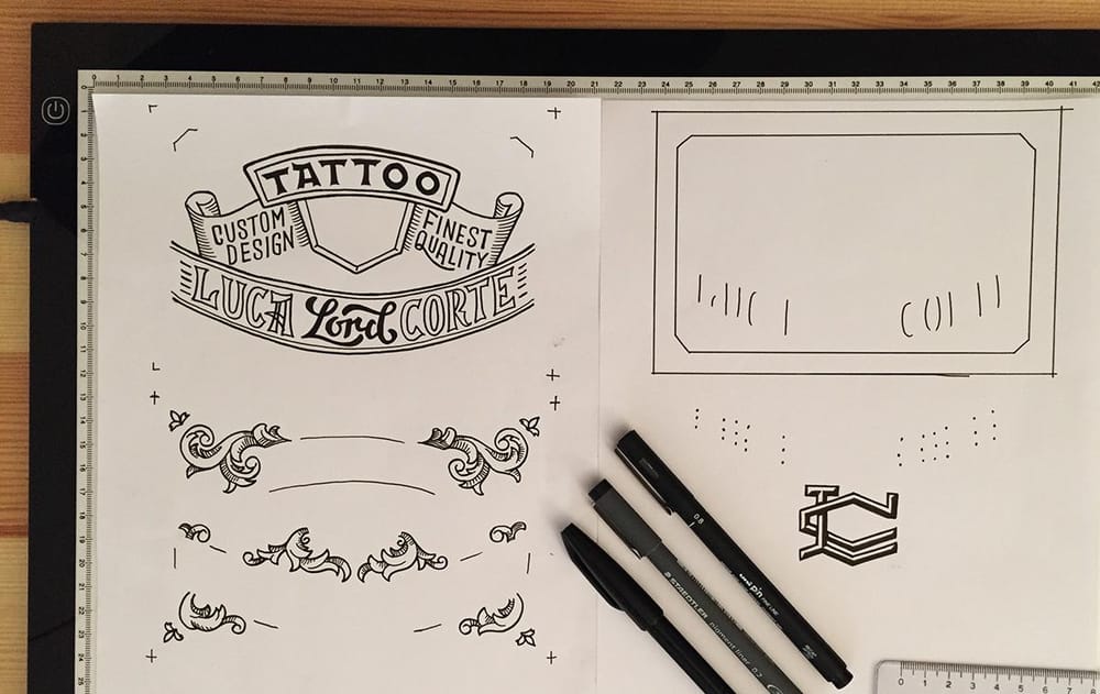 Tattoo Business Card - image 7 - student project