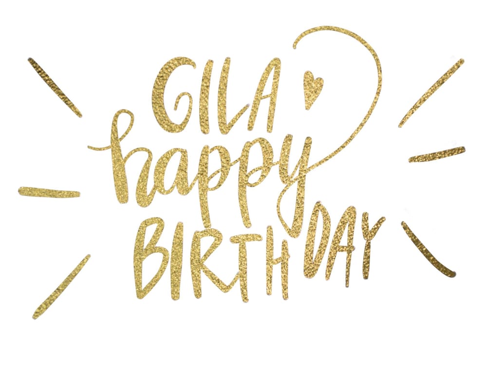 iPad lettering with watercolor textures - image 3 - student project