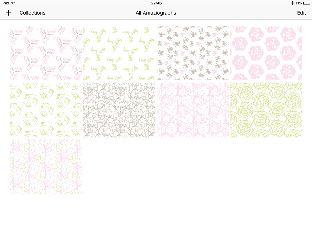 iPad lettering with watercolor textures - image 4 - student project