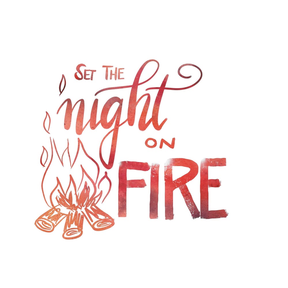 iPad lettering with watercolor textures - image 1 - student project