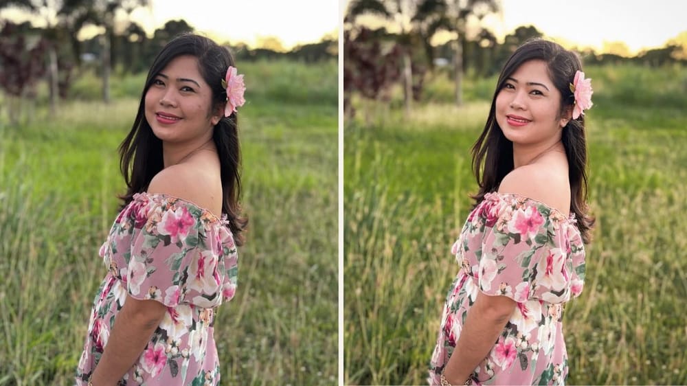 My Before & After Self-Portrait Using Only Lightroom Mobile - image 1 - student project