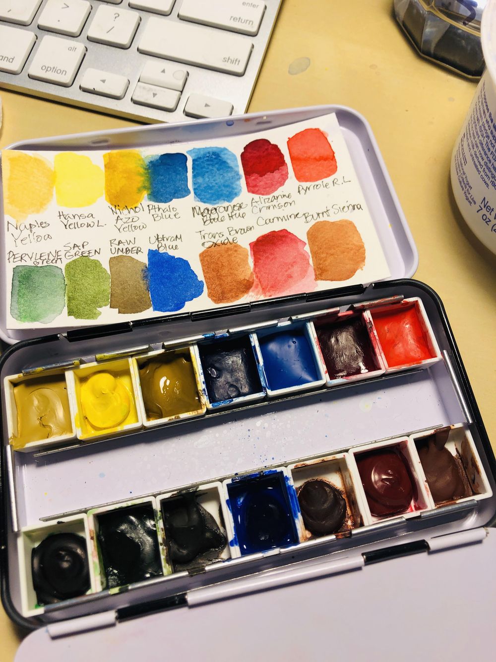 Watercolor Palette Set Ups/Swatches - image 4 - student project
