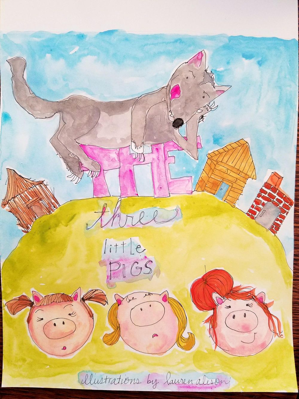 three little (girl) pigs - image 3 - student project
