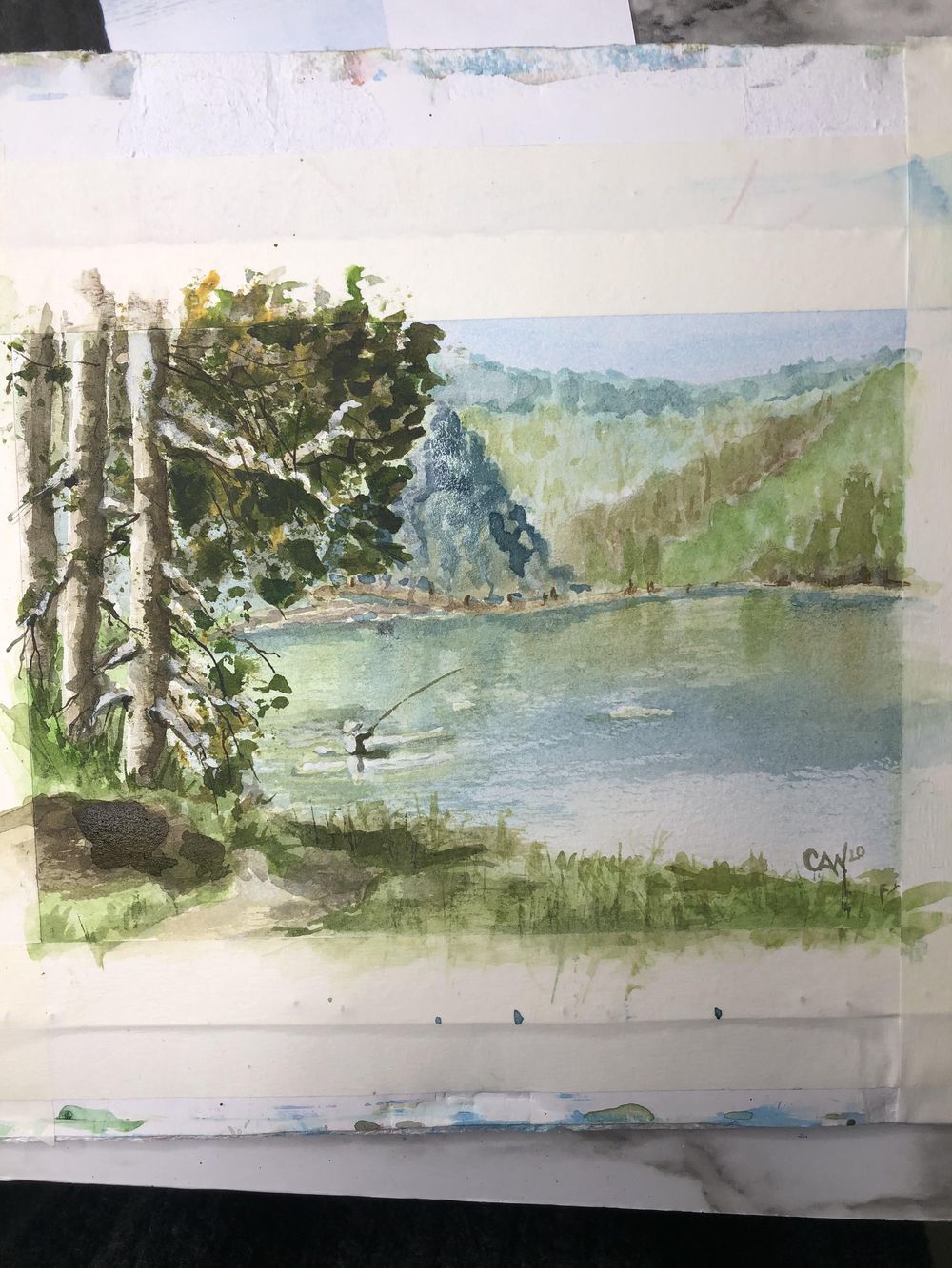 Fly fishing lake - image 1 - student project