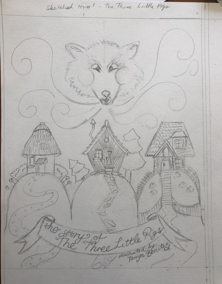 Three Little Pigs two sketches by Tarryn Benitez - image 1 - student project