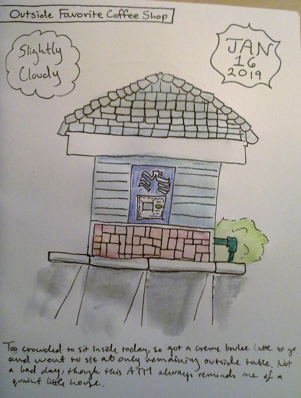 Hero Image: ATM outside coffee shop - image 1 - student project