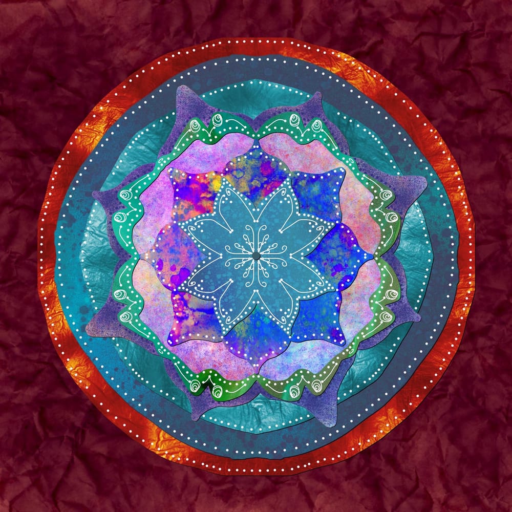 Mandala from plant inspiration - image 1 - student project