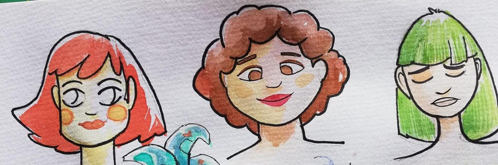 Warm up - Watercolor Techniques to Paint Skin Tones - image 6 - student project