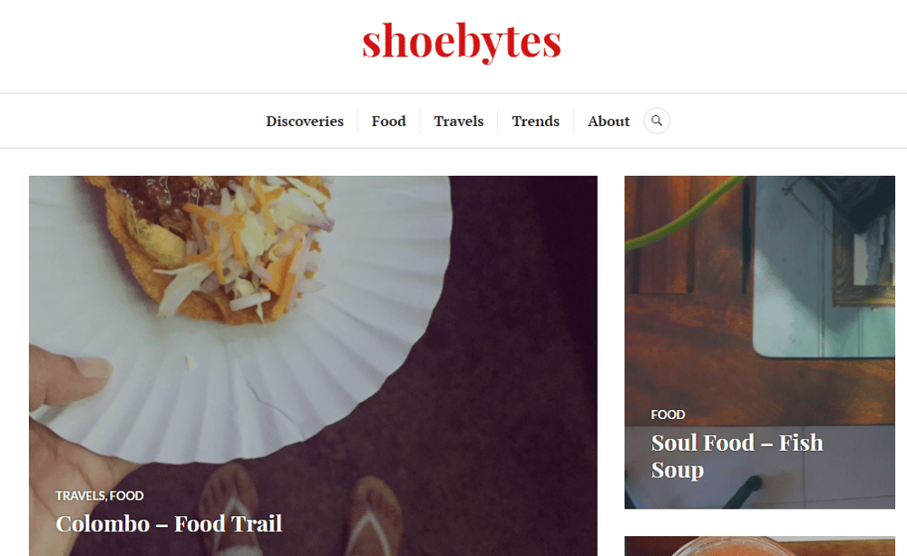 Travel+Food Blog in the making - image 1 - student project