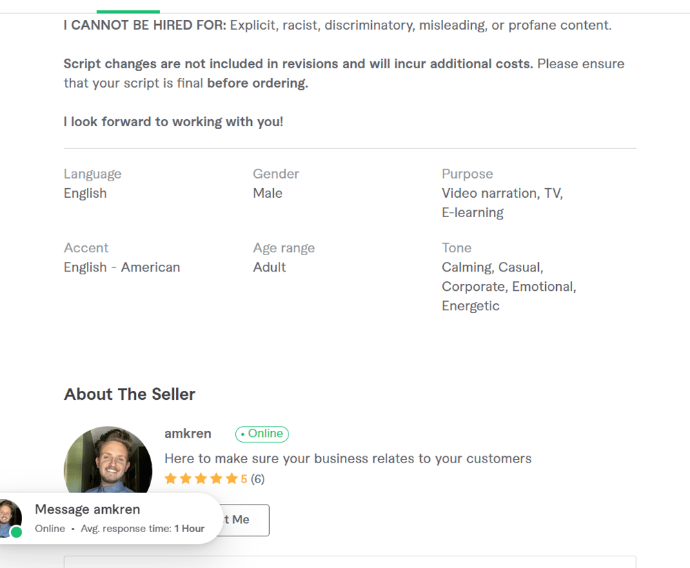 My Fiverr Gig - image 3 - student project