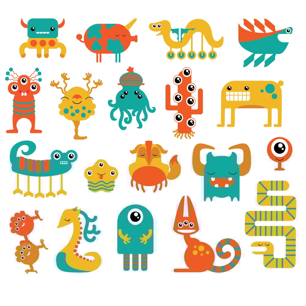 Vector Monsters - image 1 - student project