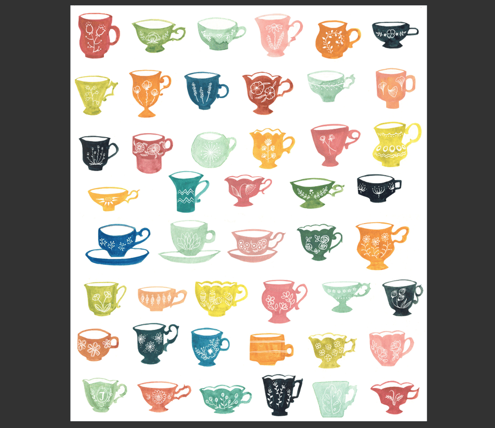Teacup Shapes - image 2 - student project