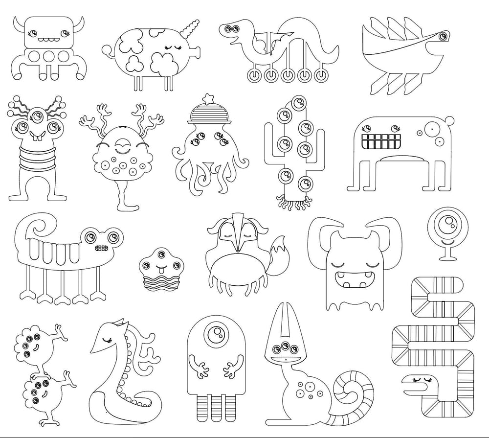 Vector Monsters - image 2 - student project