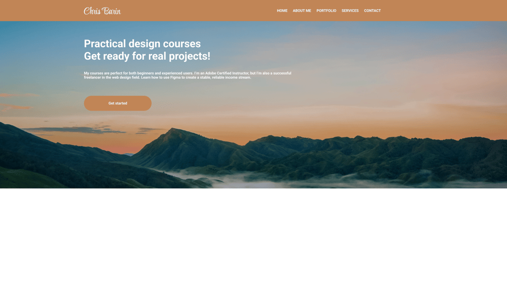 Mini Website - image 1 - student project