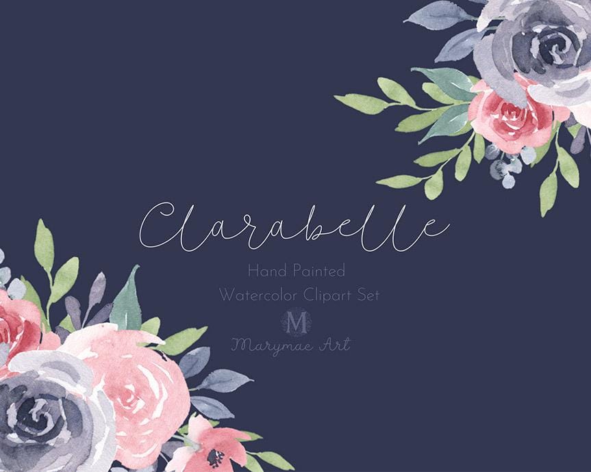 Clarabelle Clipart Set - image 2 - student project