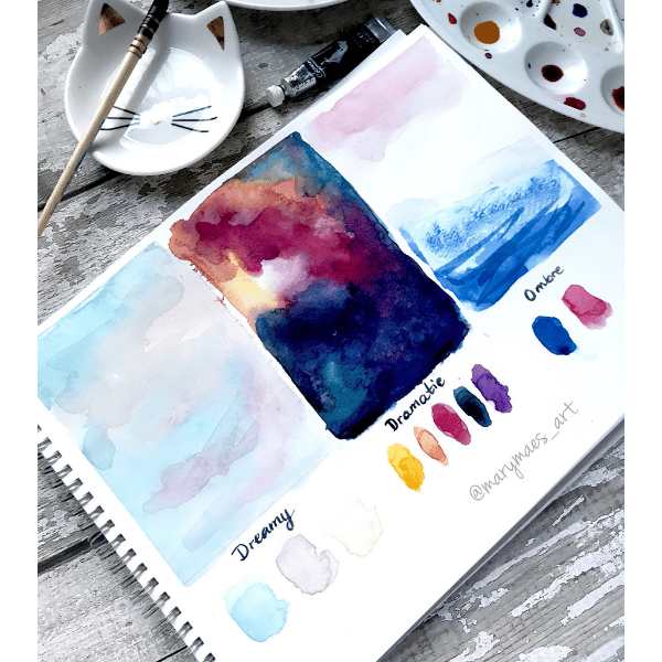 Fun with watercolor textures - image 4 - student project