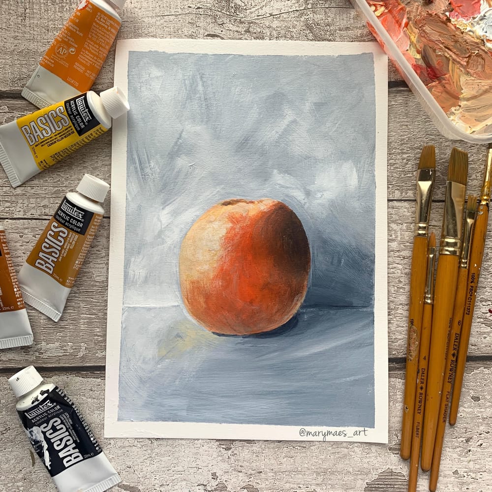 Back to basics: Acrylic still life - image 2 - student project