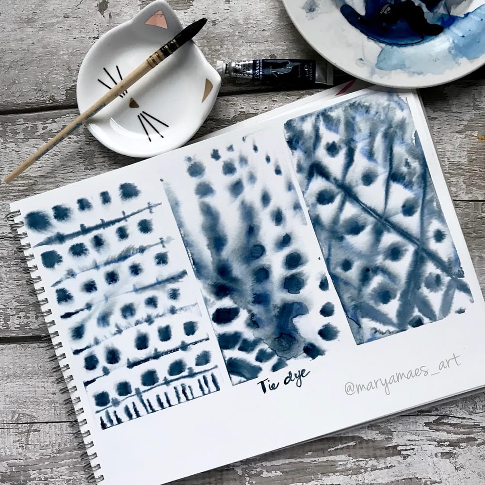 Fun with watercolor textures - image 1 - student project