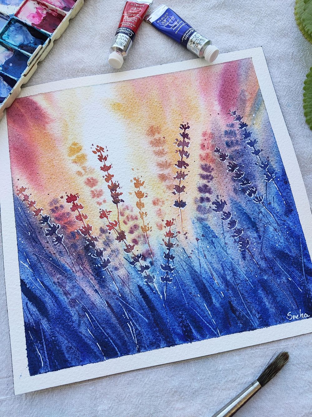 Watercolor Lavender - image 1 - student project