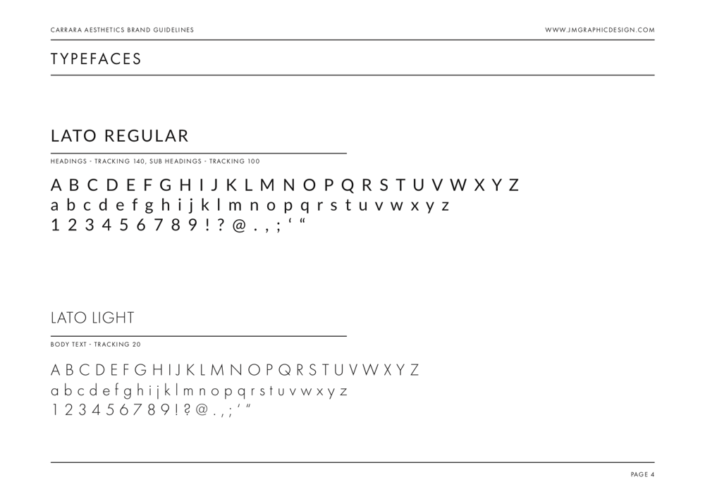Brand Identity Design: Carrara Aesthetics - image 24 - student project