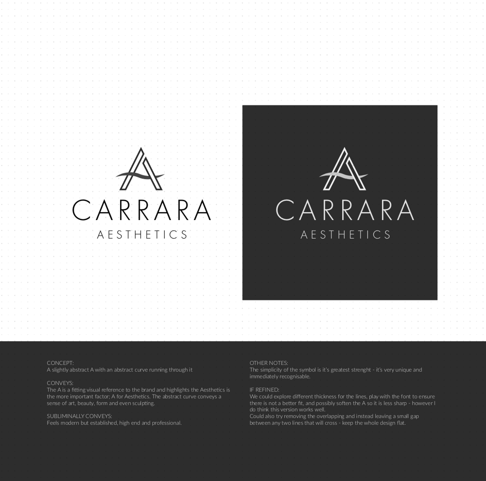 Brand Identity Design: Carrara Aesthetics - image 12 - student project