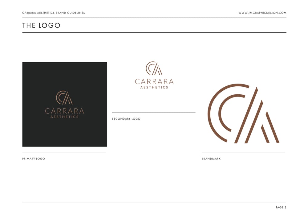 Brand Identity Design: Carrara Aesthetics - image 23 - student project