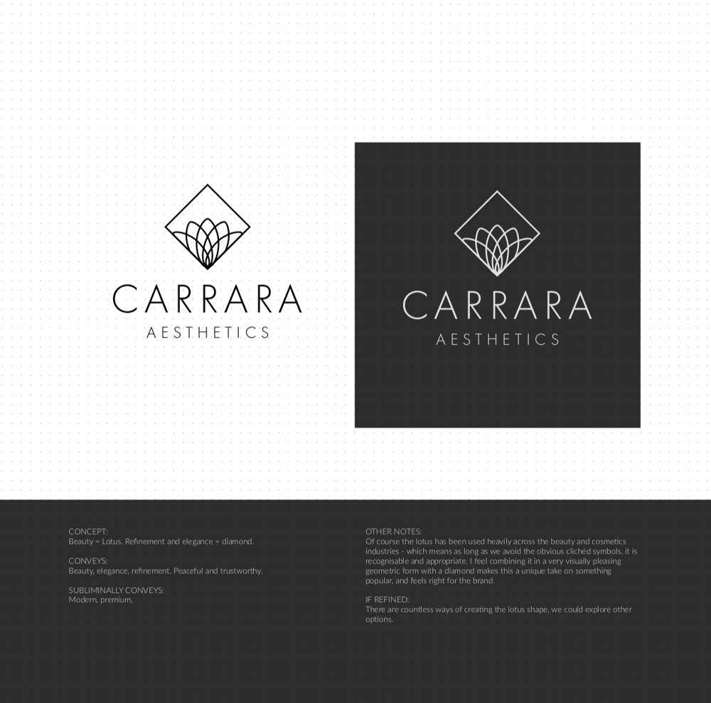 Brand Identity Design: Carrara Aesthetics - image 16 - student project