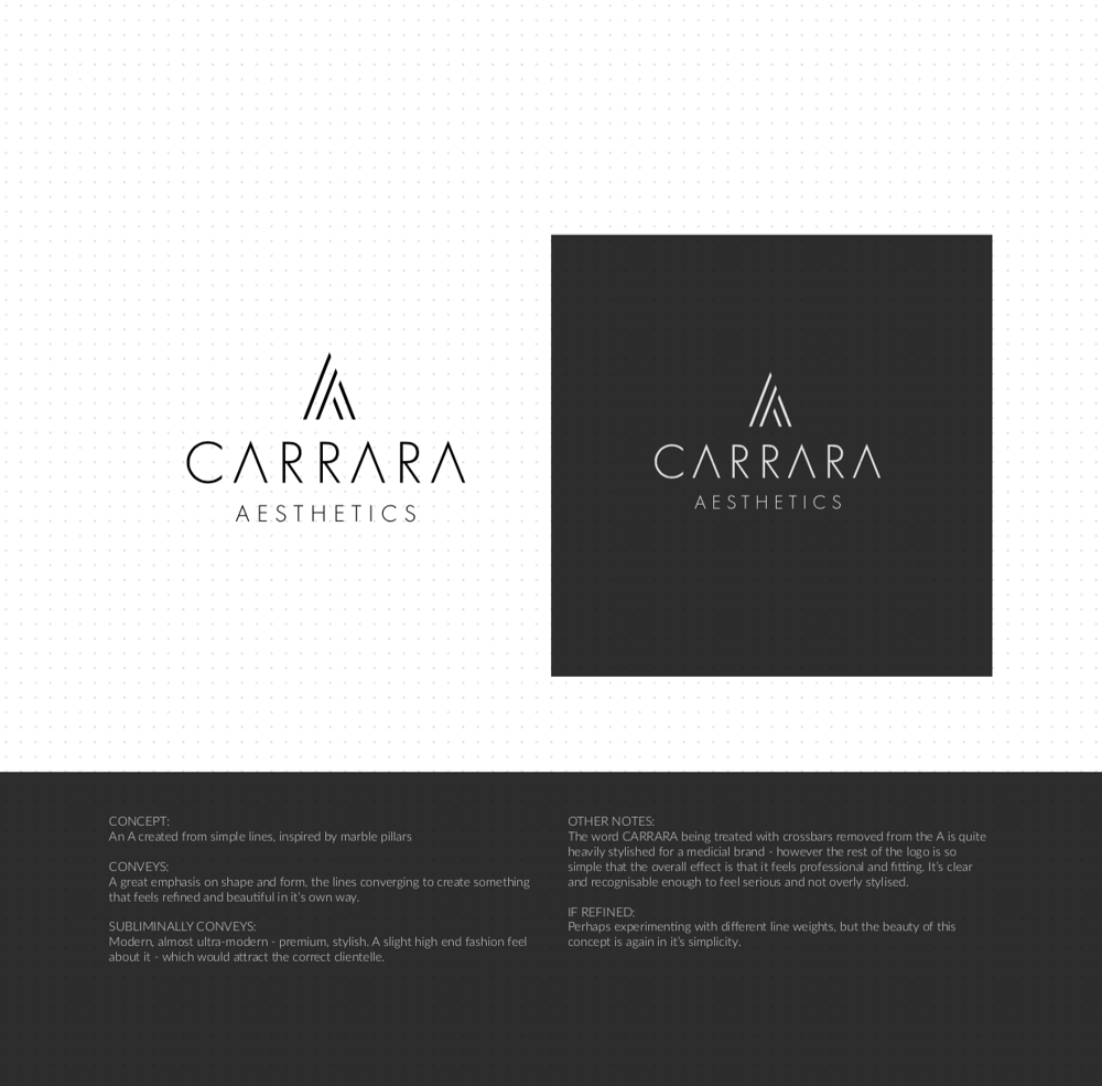 Brand Identity Design: Carrara Aesthetics - image 13 - student project