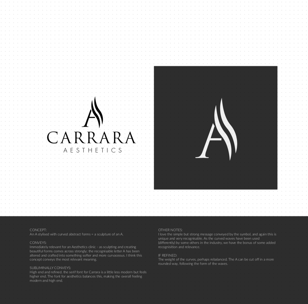 Brand Identity Design: Carrara Aesthetics - image 14 - student project