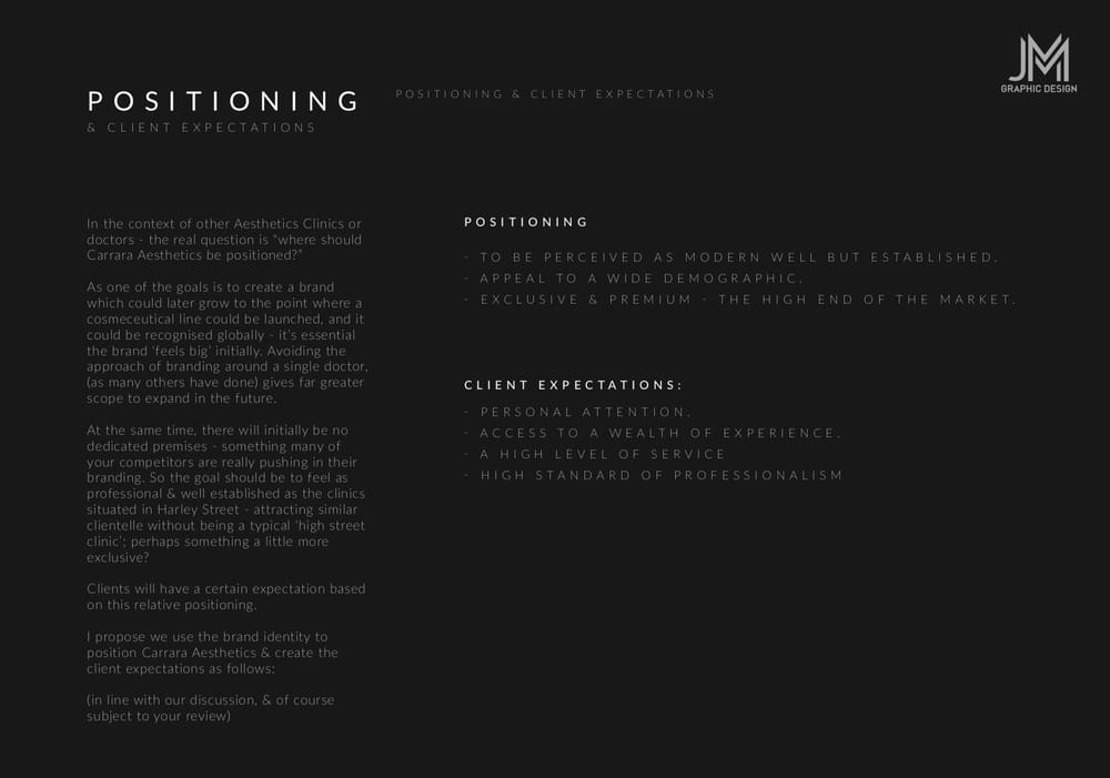 Brand Identity Design: Carrara Aesthetics - image 8 - student project