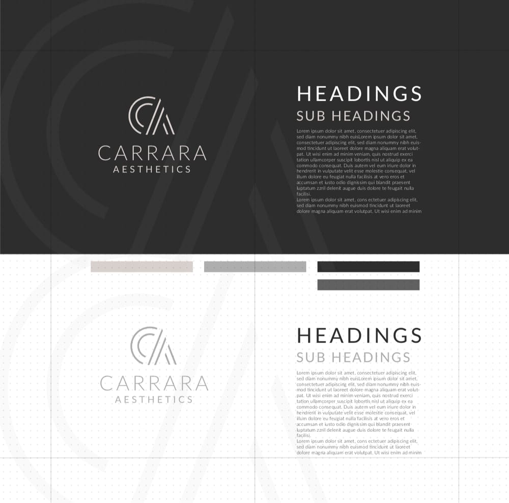 Brand Identity Design: Carrara Aesthetics - image 18 - student project