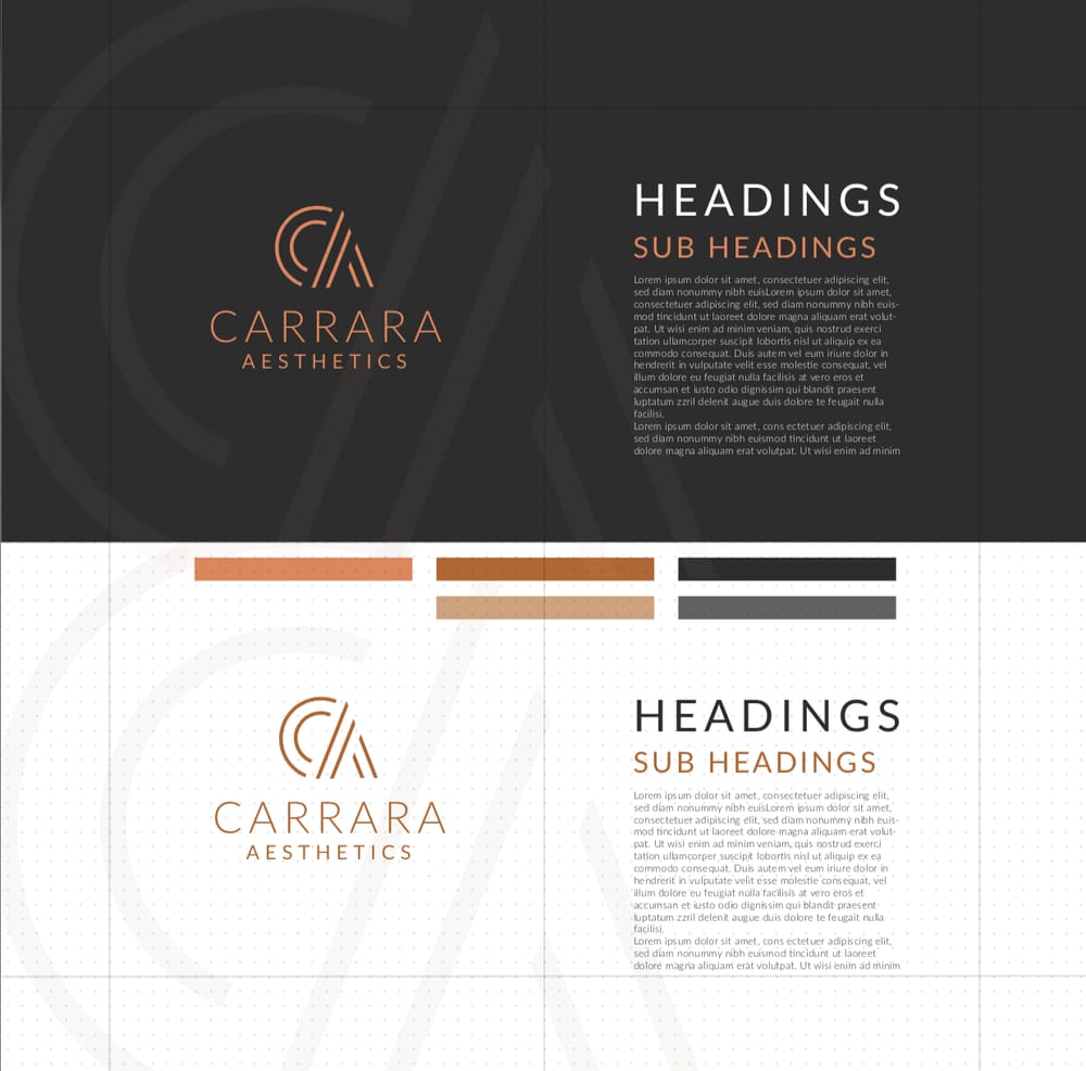 Brand Identity Design: Carrara Aesthetics - image 20 - student project
