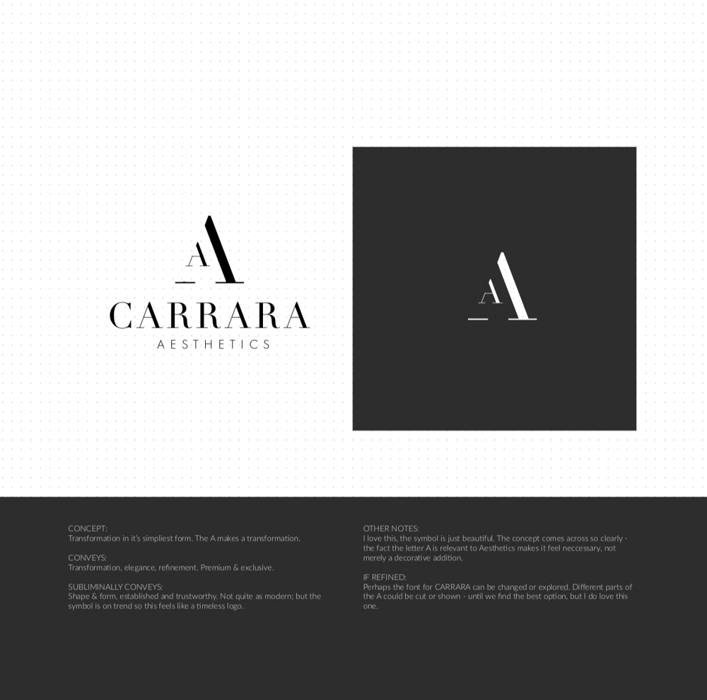Brand Identity Design: Carrara Aesthetics - image 15 - student project