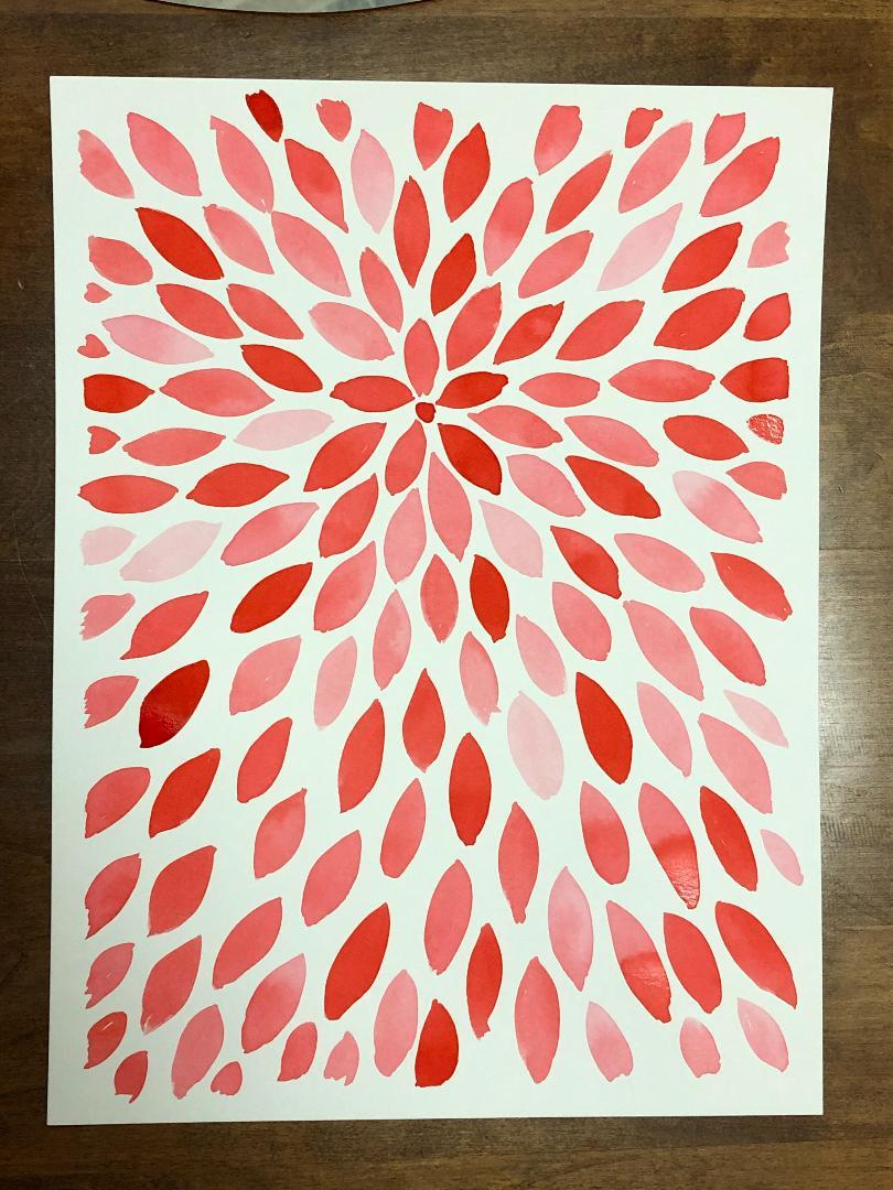Monochromatic petals - image 1 - student project