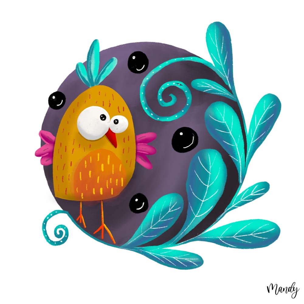 Cute birdie | Skillshare Student Project