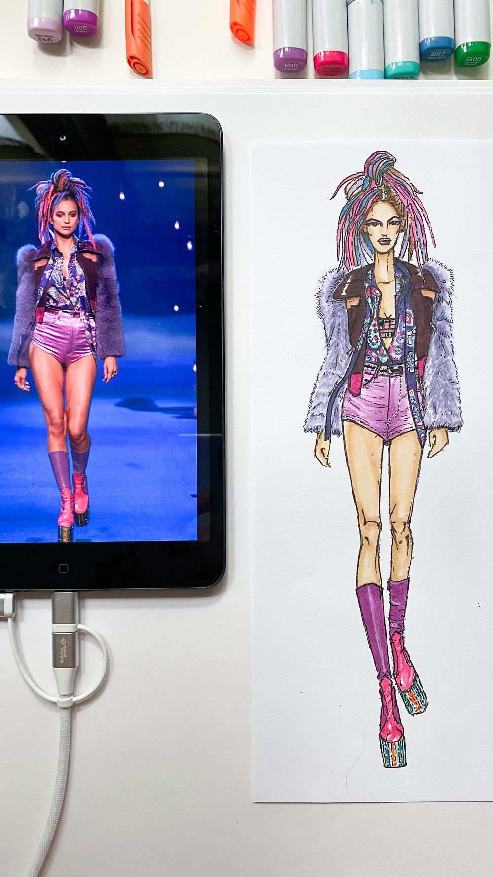 Marc Jacob's Spring 2017 Look - image 2 - student project
