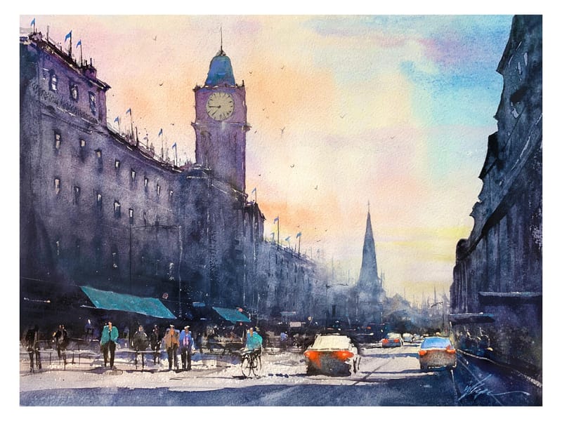 Capturing the Magic of a Sunset Cityscape