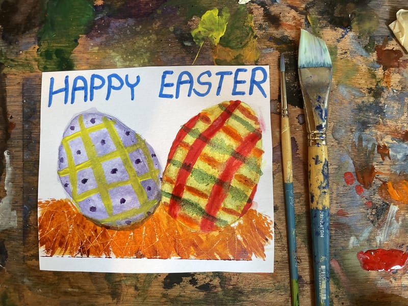 Watercolour Pysanki