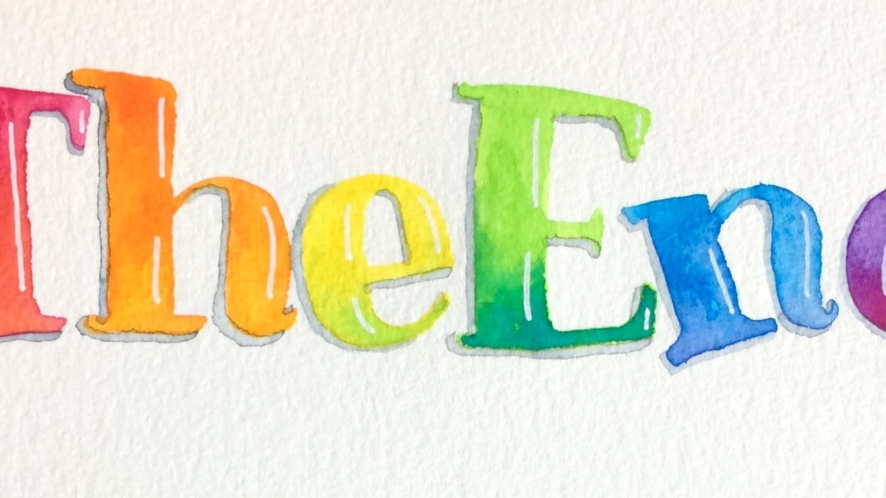 colorful letters! - student project