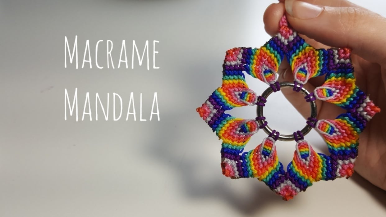 Macrame Mandala - student project