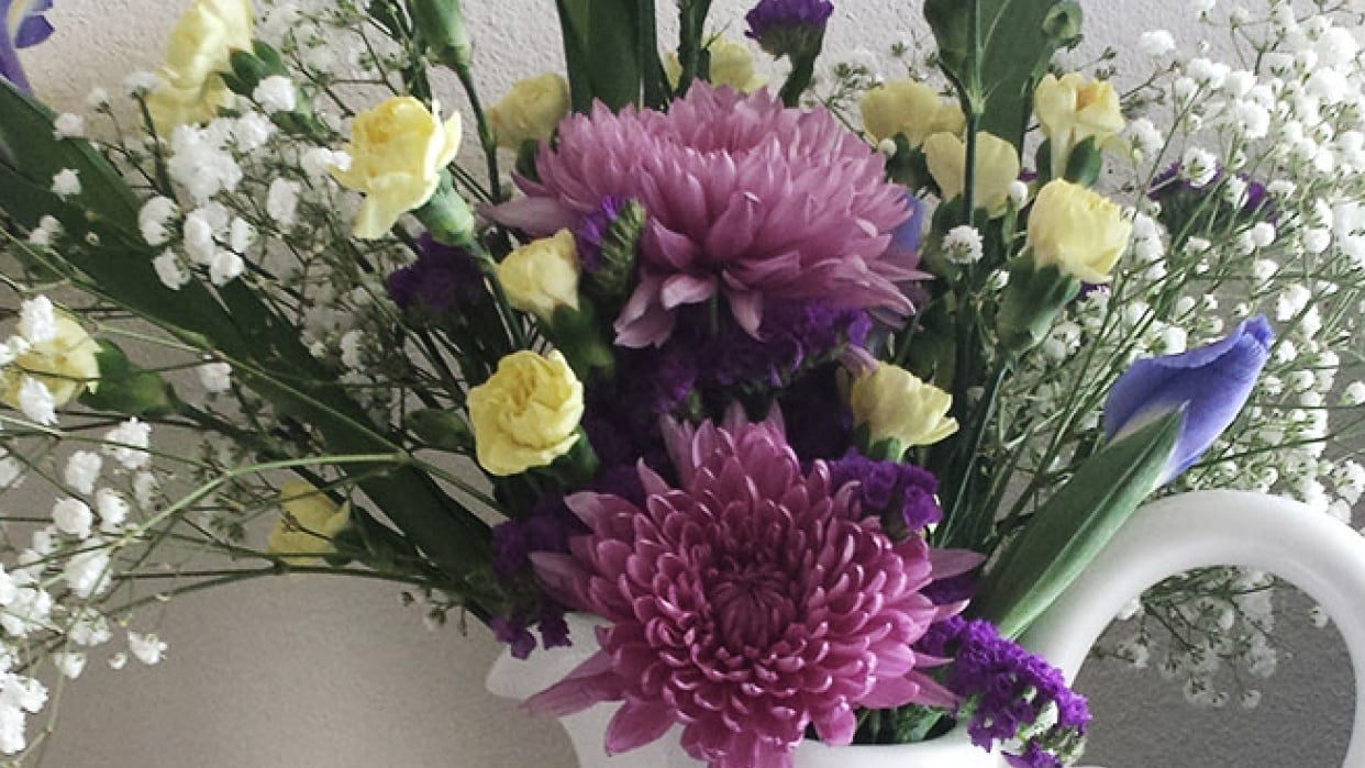 first attempt at a floral arrangement Skillshare Student Project