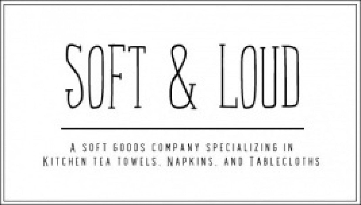Soft & Loud - A home goods company  - student project