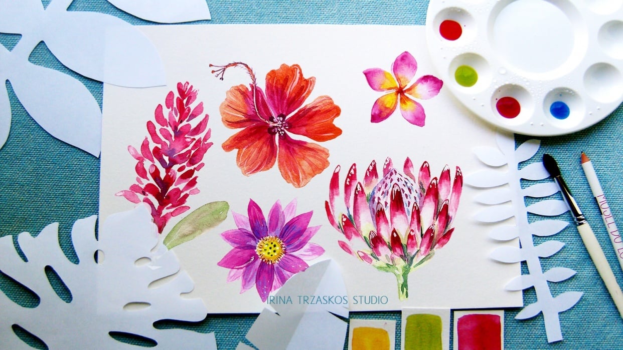 Tropical Flowers Sample Project - student project