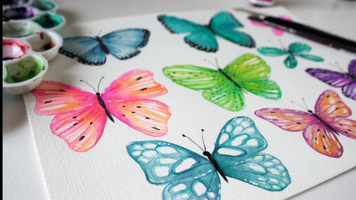 Playful Butterflies - student project