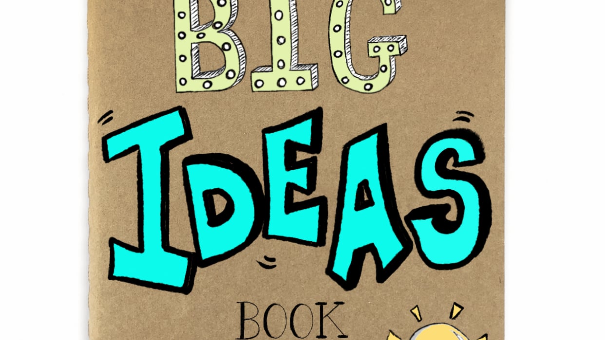 Fun notebook style lettering - student project