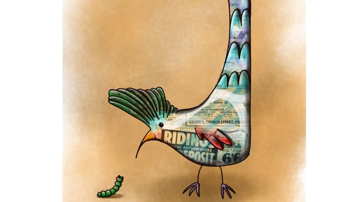 My fantasy bird - student project