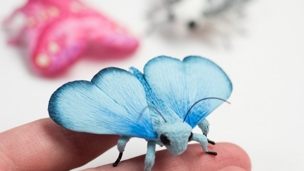 Moth Brooches - student project