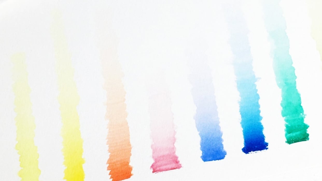 Watercolor Doodles: Swatches + Translations - student project